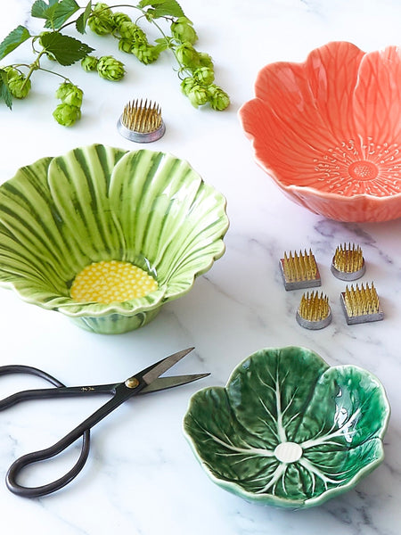 Crazy for Kenzan - How to Use Flower Frogs to Display Flowers