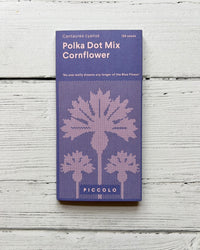 Piccolo seeds - CORNFLOWER 'Polka Dot Mix'