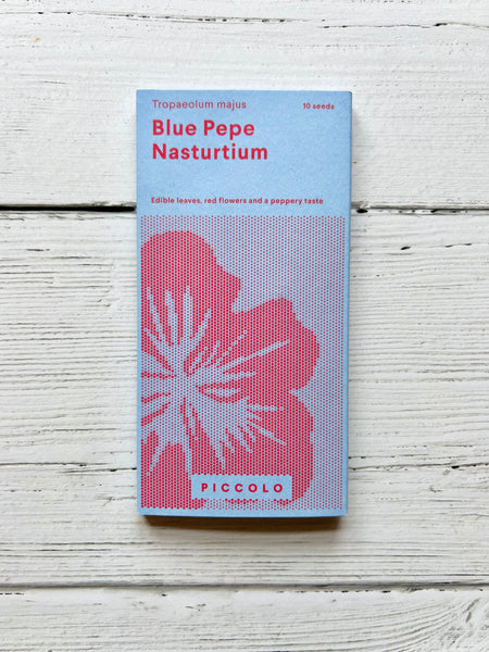 PICCOLO SEEDS - NASTURTIUM 'BLUE PEPE'