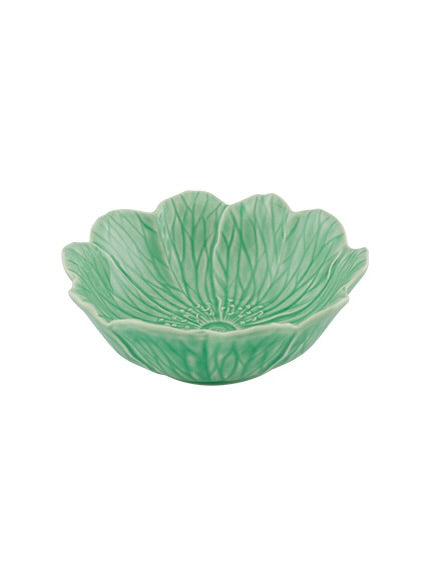 Bordallo Pinheiro Anemone Flower Bowl, Celadon