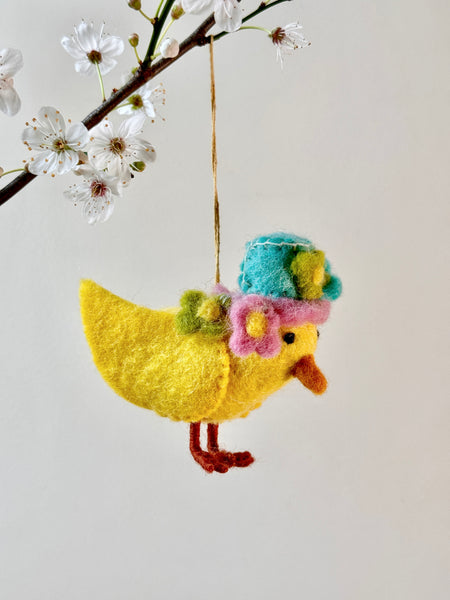 Easter Chick Handmade Felt Easter Decoration