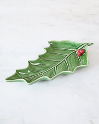 Bordallo Pinheiro Holly Platter, Large