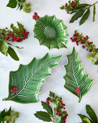 Bordallo Pinheiro Holly Platter, Large