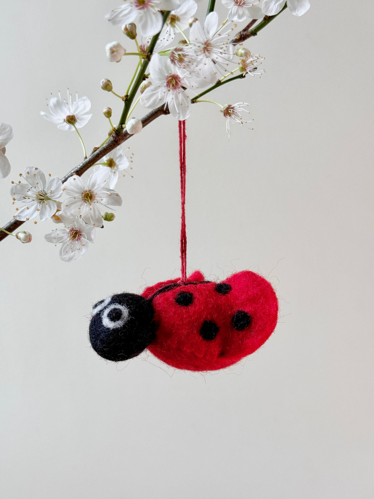 Lottie The Ladybird Handmade Felt Christmas Decoration