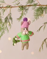 Christmas Cat Handmade Felt Christmas Decoration