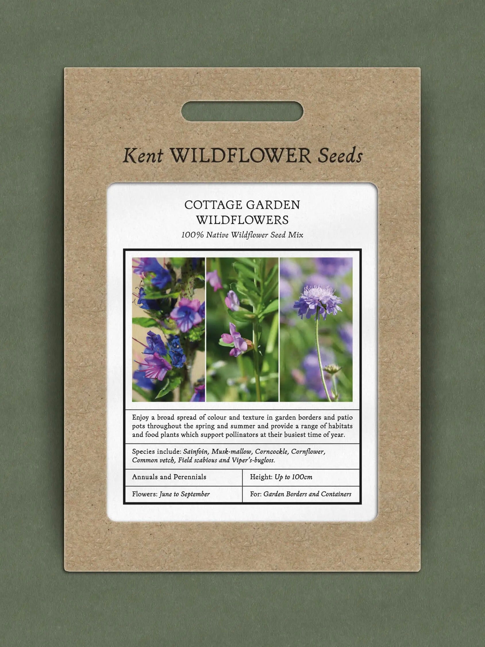 cottage garden seeds versus wildflower seeds Kent Wildflower Seeds