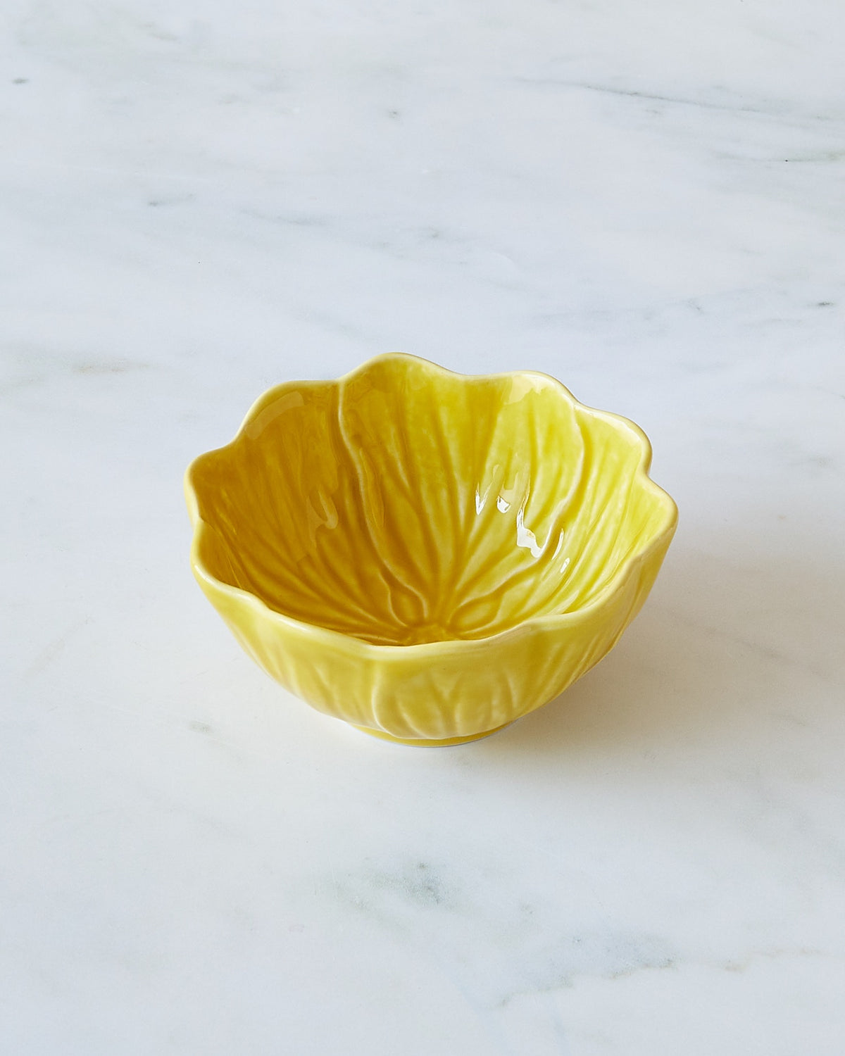 Bordallo Pinheiro Buttercup Flower Bowl, Yellow