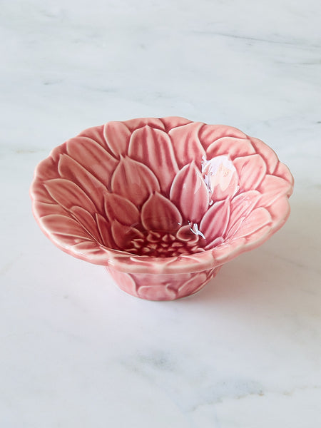 Bordallo Pinheiro Dahlia Flower Bowl