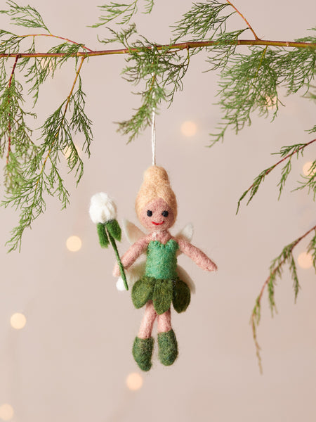 Trixy the Garden Fairy Handmade Felt Decoration