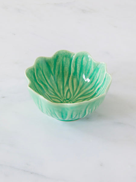 Bordallo Pinheiro Buttercup Flower Bowl, Celadon