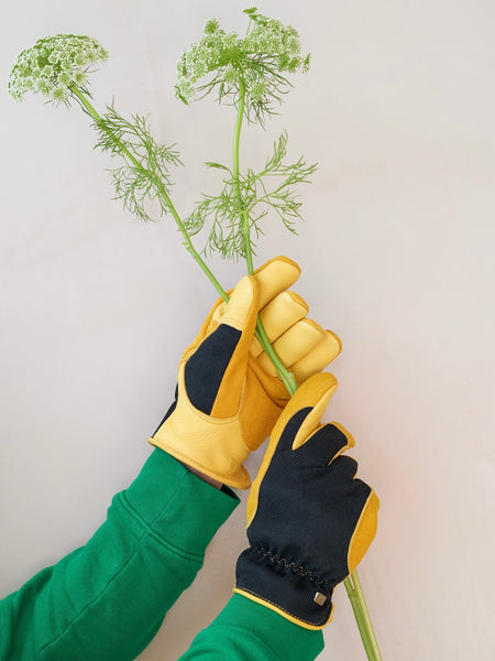 GOLD LEAF WINTER TOUCH GLOVES, WOMENS