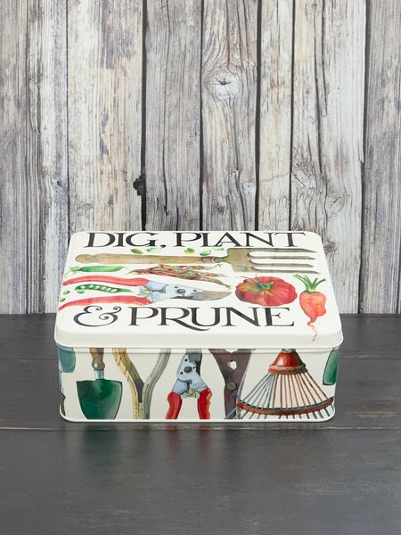 Emma Bridgewater Dig The Garden Deep Rectangular Tin