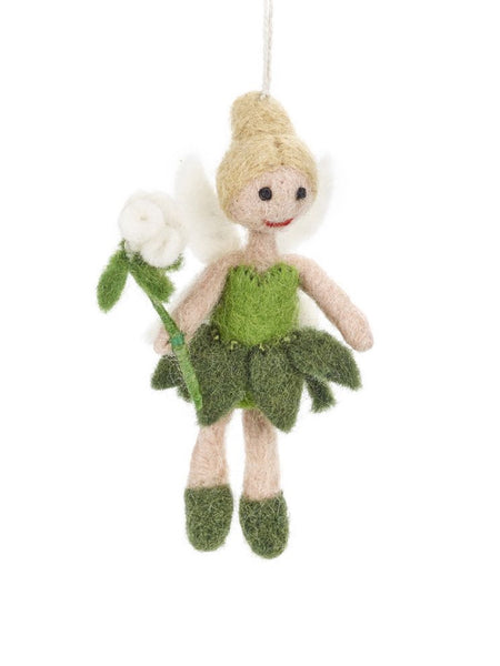 Trixy the Garden Fairy Handmade Felt Decoration