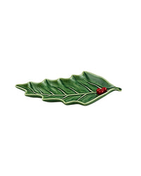 Bordallo Pinheiro Holly Platter, Small