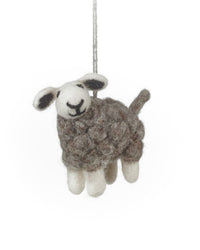 Hal the Herdwick Sheep Handmade Felt Christmas Decoration