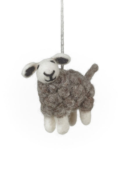 Hal the Herdwick Sheep Handmade Felt Christmas Decoration