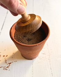 Creamore Mill Oak Pot Tamper, Round