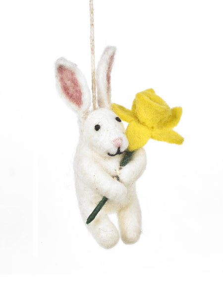 Delilah Bunny Handmade Felt Easter Decoration