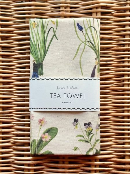 Laura Stoddart Spring Flowers Tea Towel Trio