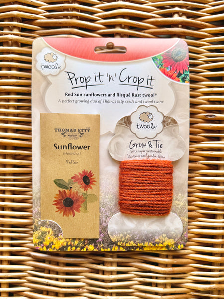 Twool Prop it ‘n’ Crop it - Sunflower 'Red Sun'