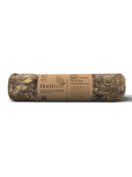 Hortiwool Garden Wool Pad for Hanging Baskets - Pack of 2