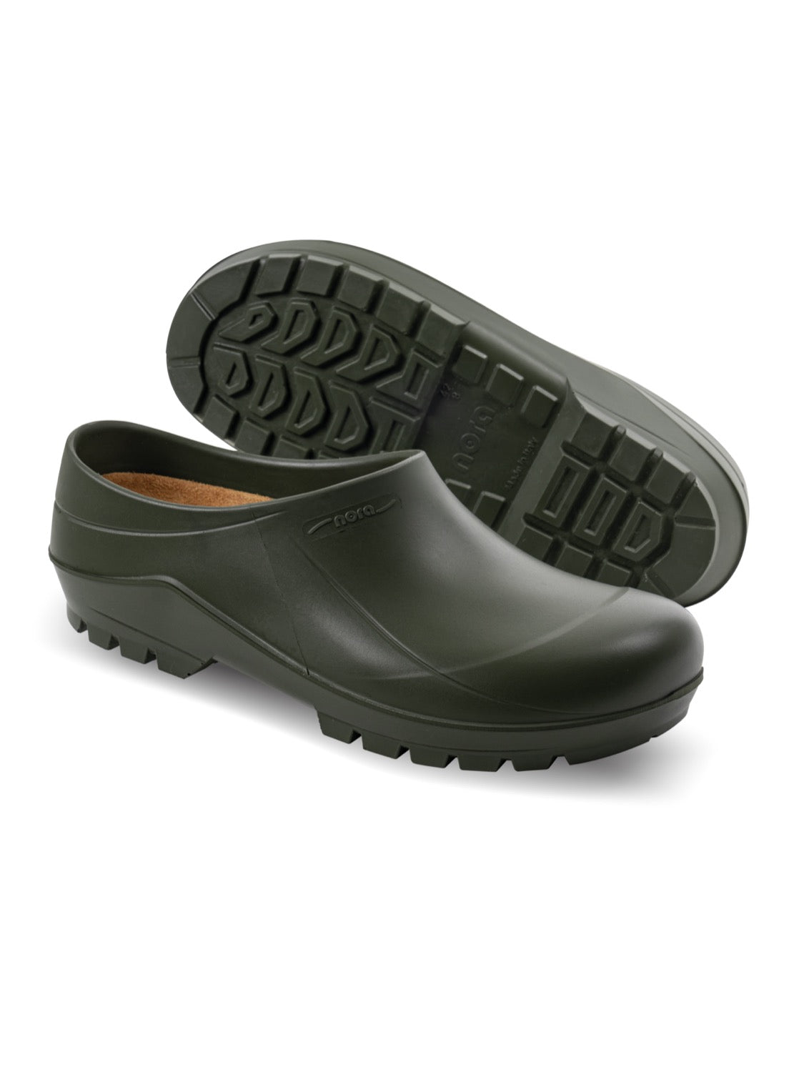 Italian Garden Clogs Olive Green