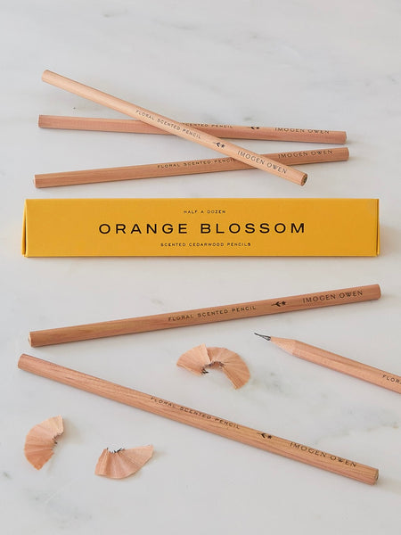 Imogen Owen Scented Cedarwood Pencils, Orange Blossom
