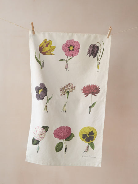 Laura Stoddart In Bloom Tea Towel