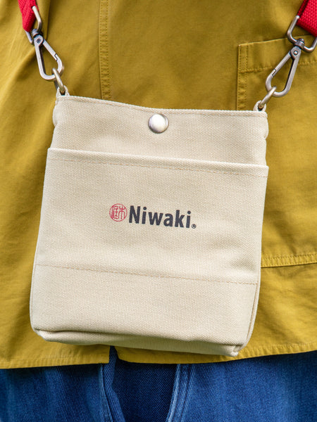 Niwaki Canvas Tool Pouch With Cross-Body Strap