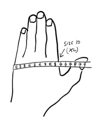 Niwaki Fleece-lined Winter Gardening Gloves, Large