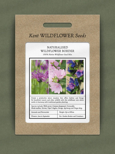 Kent Wildflower Seeds - Naturalised Wildflower Border Mix