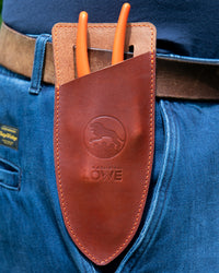 Original LÖWE Leather Holster and Blade Protector