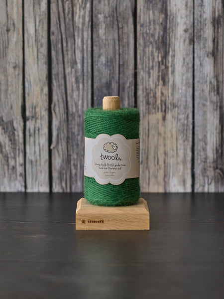 Twool Sustainable Wool Twine with Holder, Green