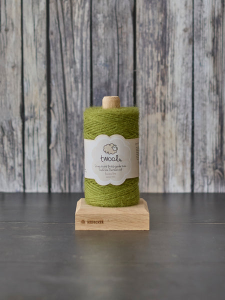 Twool Sustainable Wool Twine With Holder, Lime