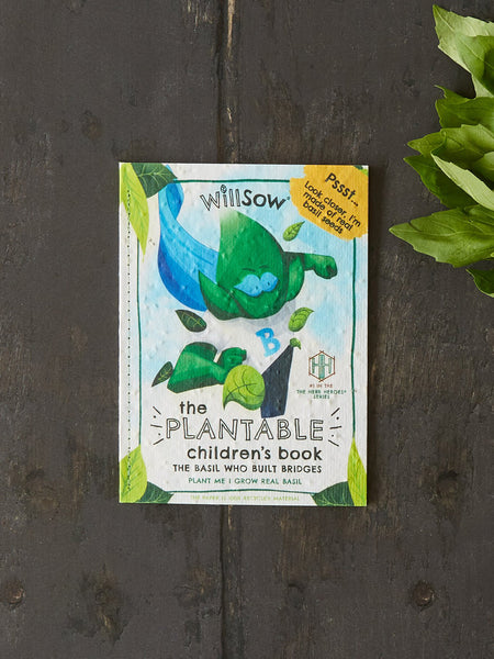 Willsow Plantable Book - The Basil Who Built Bridges