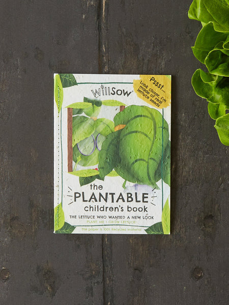 Willsow Plantable Book - The Lettuce Who Wanted a New Look