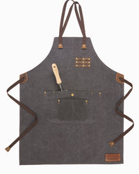 Signature Gardening Apron, Gunmetal Grey
