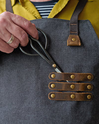 Signature Gardening Apron, Gunmetal Grey