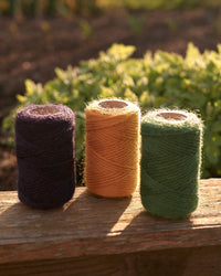 Twool Sustainable Wool Garden Twine Gift Box, Yellow/Green/Purple