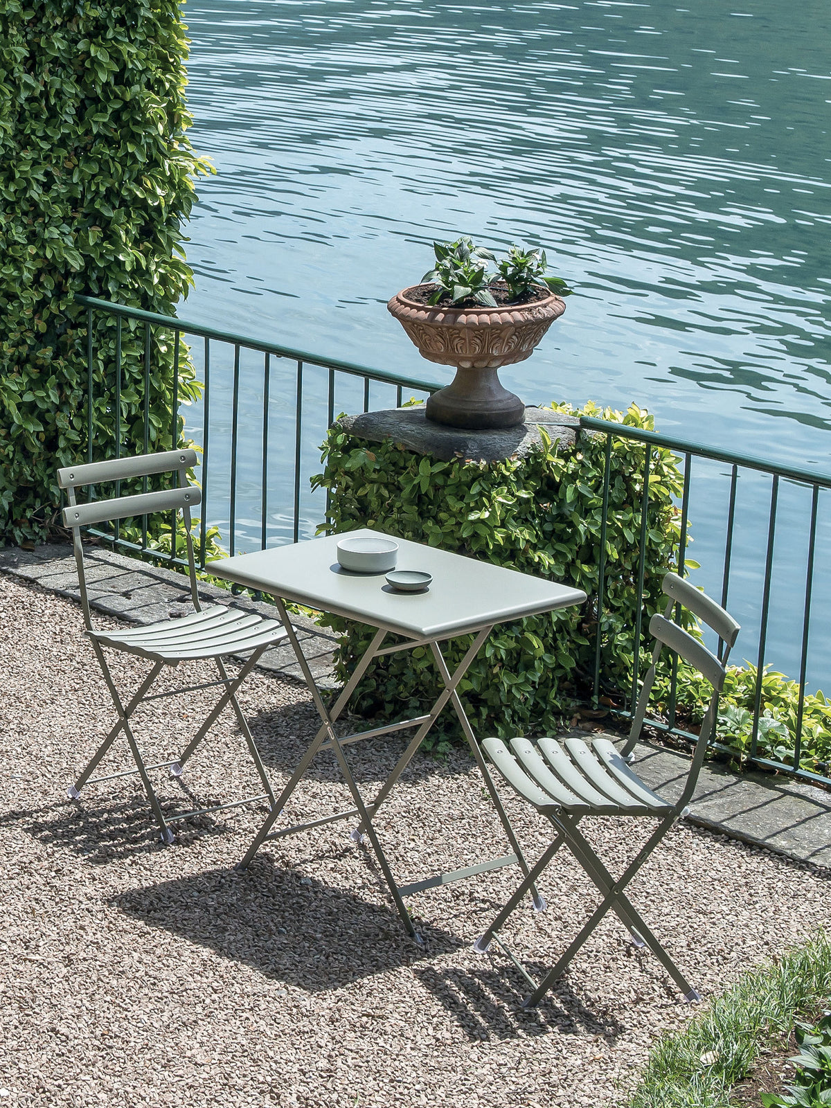 EMU Arc en Ciel Bistro Set, Lichen Green