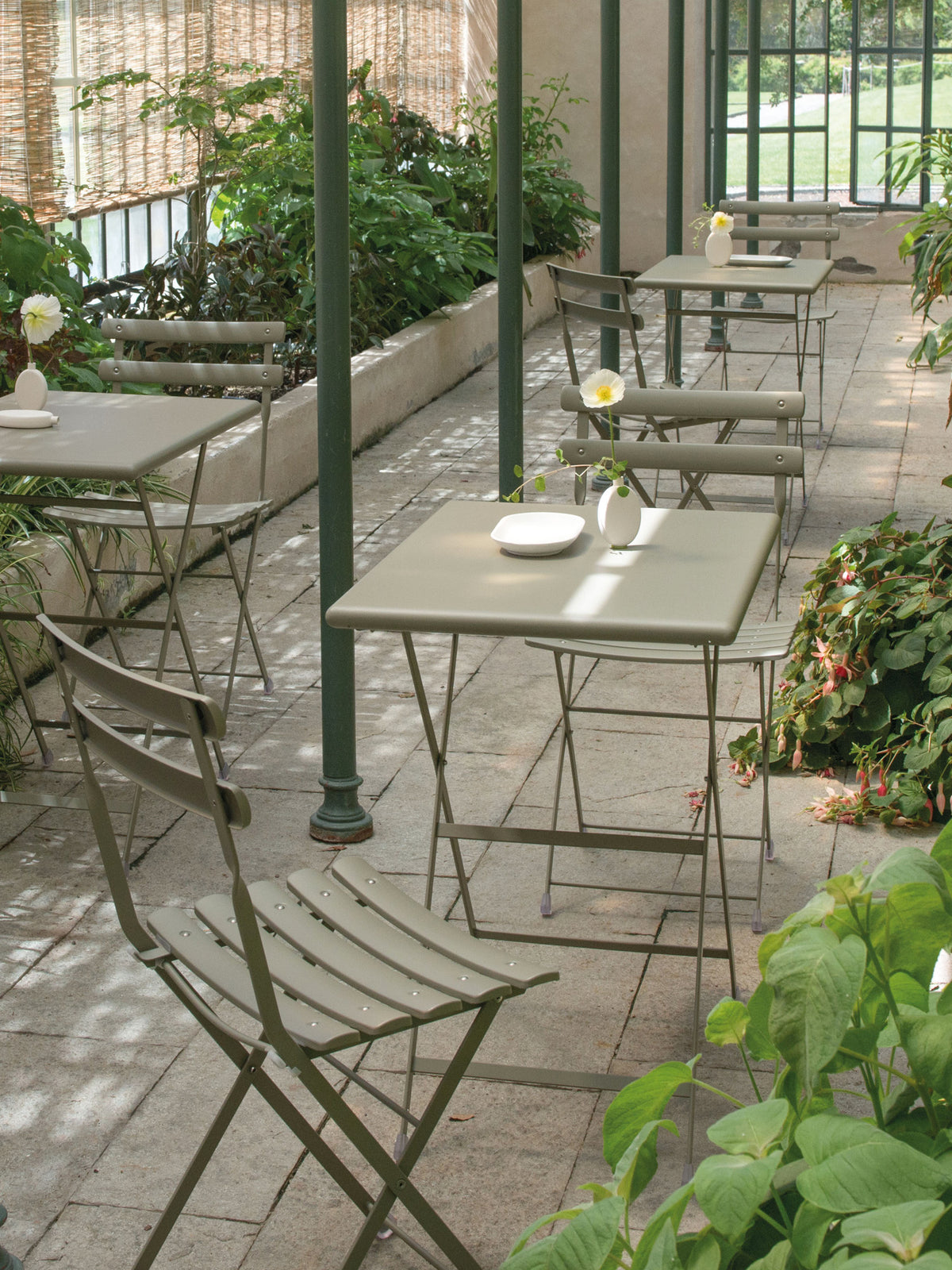 EMU Arc en Ciel Bistro Set, Lichen Green