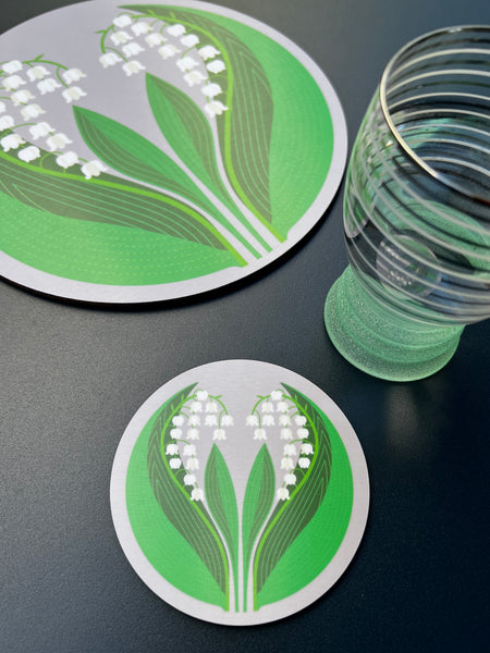 Jenny Duff Lily of the valley coaster