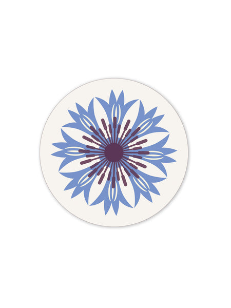 Jenny Duff Cornflower Coaster