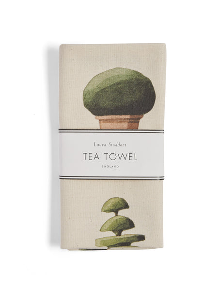 Laura Stoddart Top Topiary Tea Towel