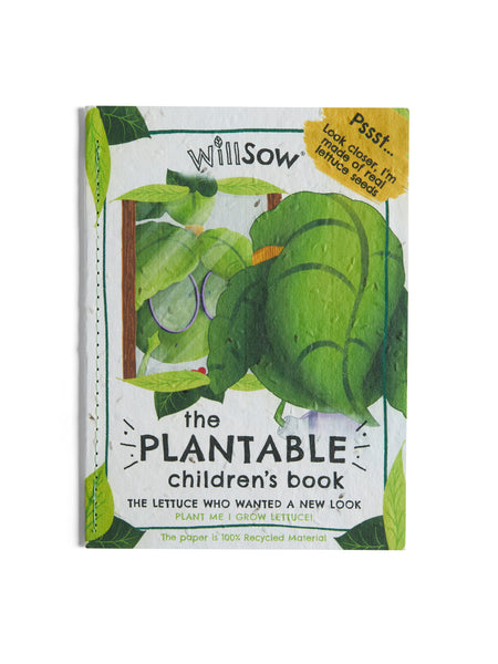 Willsow Plantable Book - The Lettuce Who Wanted a New Look