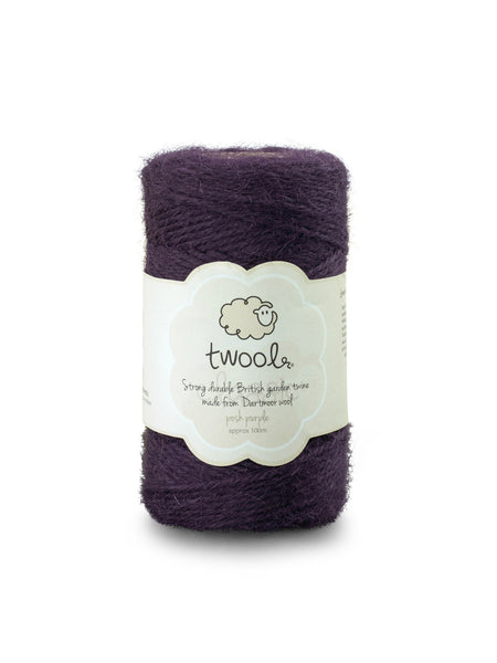 Twool Sustainable Wool Garden Twine, Purple