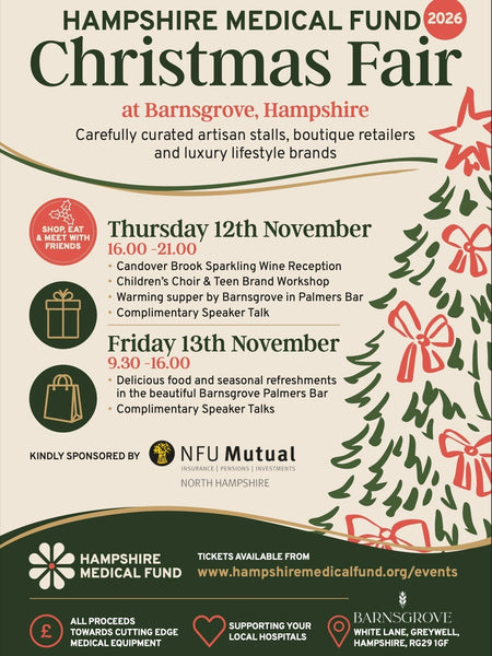 Hampshire Medical Fund Christmas Fair - NEW!
