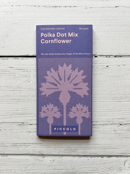 Piccolo seeds - CORNFLOWER 'Polka Dot Mix'