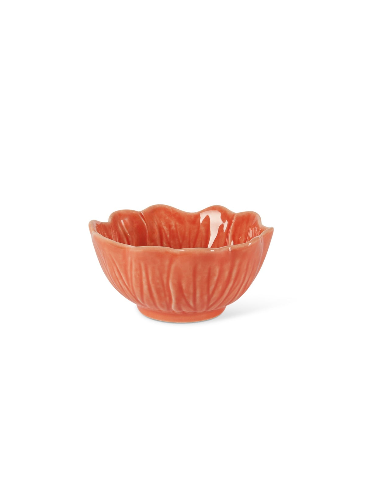 Bordallo Pinheiro Buttercup Flower Bowl, Coral