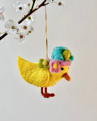 Easter Chick Handmade Felt Easter Decoration